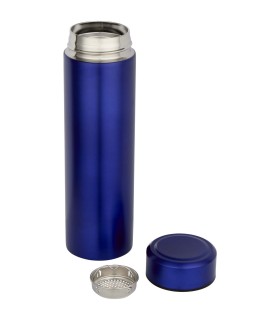 Termo de acero inoxidable de doble pared de 450 ml con colador de te Taylor