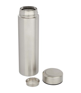 Termo de acero inoxidable de doble pared de 450 ml con colador de te Taylor
