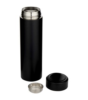 Termo de acero inoxidable de doble pared de 450 ml con colador de te Taylor