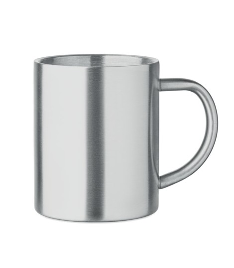 Taza doble pared en acero