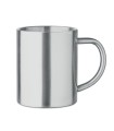 Taza doble pared en acero