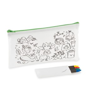 Estuche infantil con 4 lapices