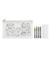 Estuche infantil con 4 lapices