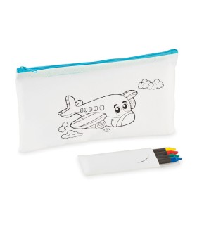 Estuche infantil con 4 lapices