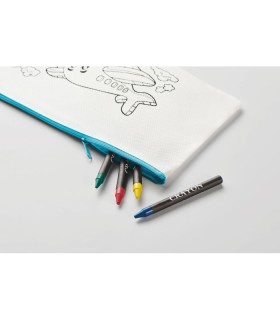 Estuche infantil con 4 lapices