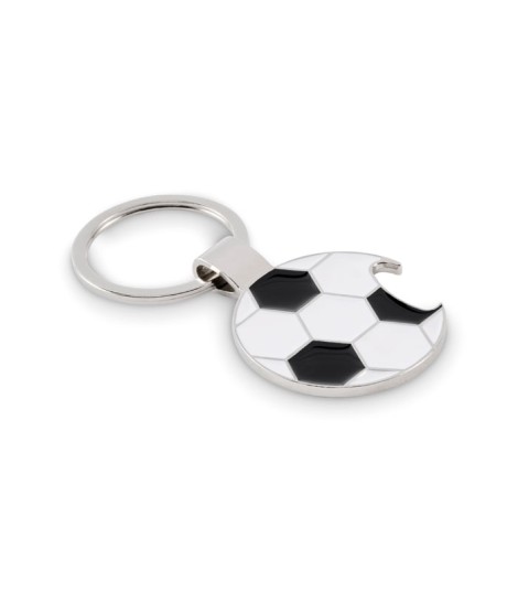 Llavero de futbol con abridor