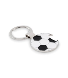 Llavero de futbol con abridor