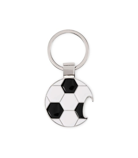 Llavero de futbol con abridor