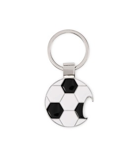 Llavero de futbol con abridor