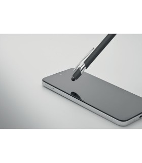Boligrafo de aluminio gomoso