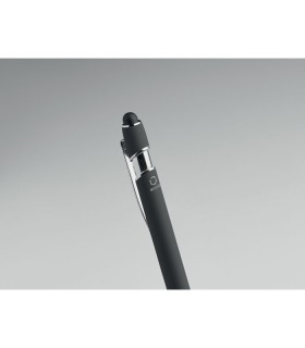 Boligrafo de aluminio gomoso