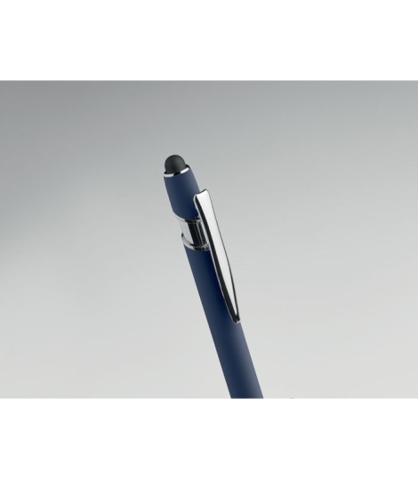 Boligrafo de aluminio gomoso