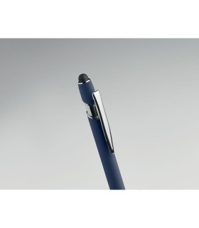 Boligrafo de aluminio gomoso