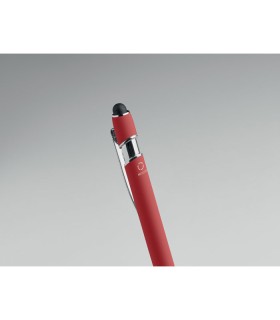 Boligrafo de aluminio gomoso