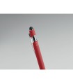 Boligrafo de aluminio gomoso