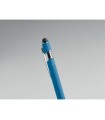 Boligrafo de aluminio gomoso