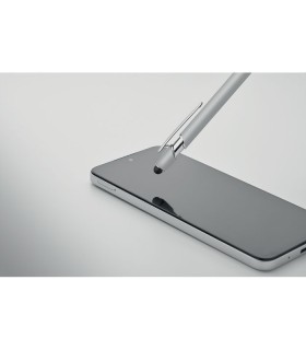 Boligrafo de aluminio gomoso
