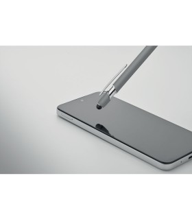 Boligrafo de aluminio gomoso