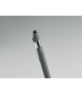 Boligrafo de aluminio gomoso