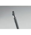 Boligrafo de aluminio gomoso