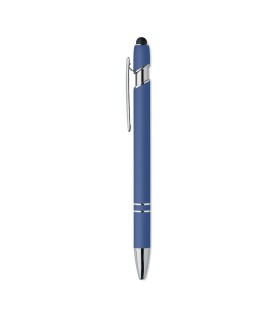 Boligrafo de aluminio gomoso