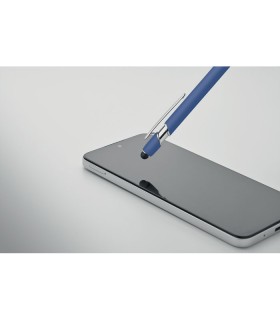 Boligrafo de aluminio gomoso