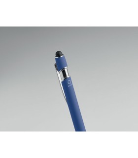 Boligrafo de aluminio gomoso