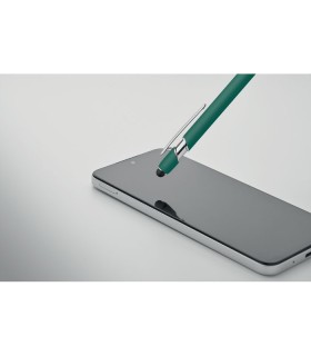 Boligrafo de aluminio gomoso
