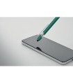 Boligrafo de aluminio gomoso