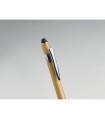Boligrafo de aluminio gomoso