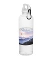 Bidon de 750 ml de plastico reciclado con certificado RCS y mosqueton Oregon