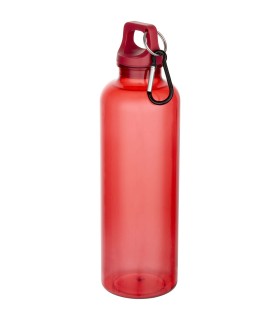 Bidon de 750 ml de plastico reciclado con certificado RCS y mosqueton Oregon