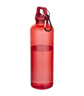 Bidon de 750 ml de plastico reciclado con certificado RCS y mosqueton Oregon