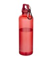 Bidon de 750 ml de plastico reciclado con certificado RCS y mosqueton Oregon