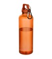 Bidon de 750 ml de plastico reciclado con certificado RCS y mosqueton Oregon