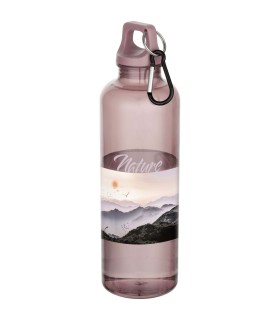 Bidon de 750 ml de plastico reciclado con certificado RCS y mosqueton Oregon