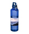 Bidon de 750 ml de plastico reciclado con certificado RCS y mosqueton Oregon