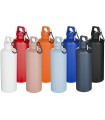 Botella de 750 ml con mosquetón en color liso de plástico reciclado con certificado RCS Oregon