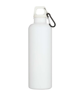 Botella de 750 ml con mosqueton en color liso de plastico reciclado con certificado RCS Oregon