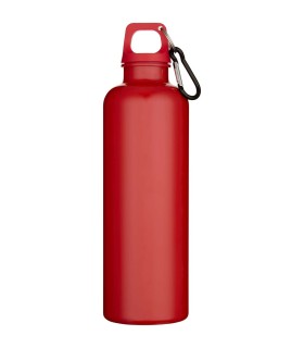 Botella de 750 ml con mosqueton en color liso de plastico reciclado con certificado RCS Oregon