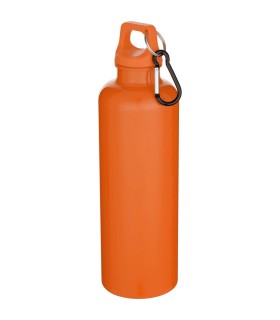 Botella de 750 ml con mosqueton en color liso de plastico reciclado con certificado RCS Oregon