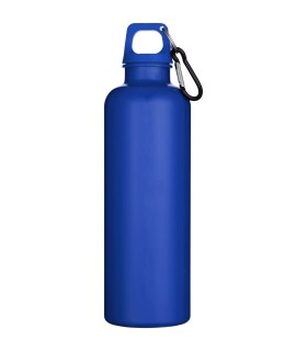 Botella de 750 ml con mosqueton en color liso de plastico reciclado con certificado RCS Oregon