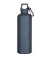 Botella de 750 ml con mosqueton en color liso de plastico reciclado con certificado RCS Oregon
