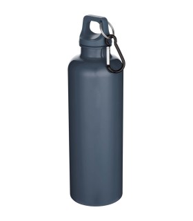 Botella de 750 ml con mosqueton en color liso de plastico reciclado con certificado RCS Oregon