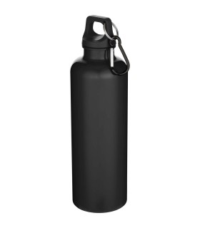 Botella de 750 ml con mosqueton en color liso de plastico reciclado con certificado RCS Oregon