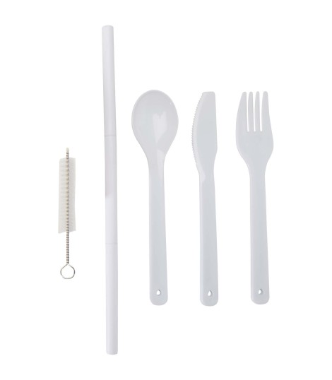 Set de cubiertos con tapa de bambu Runa