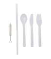 Set de cubiertos con tapa de bambú Runa
