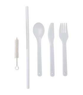 Set de cubiertos con tapa de bambu Runa