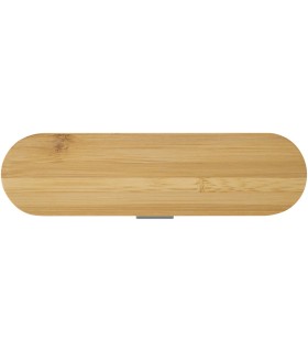 Set de cubiertos con tapa de bambu Runa