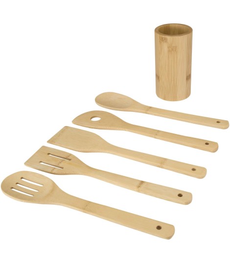 Set de utensilios de cocina de bambu Tala